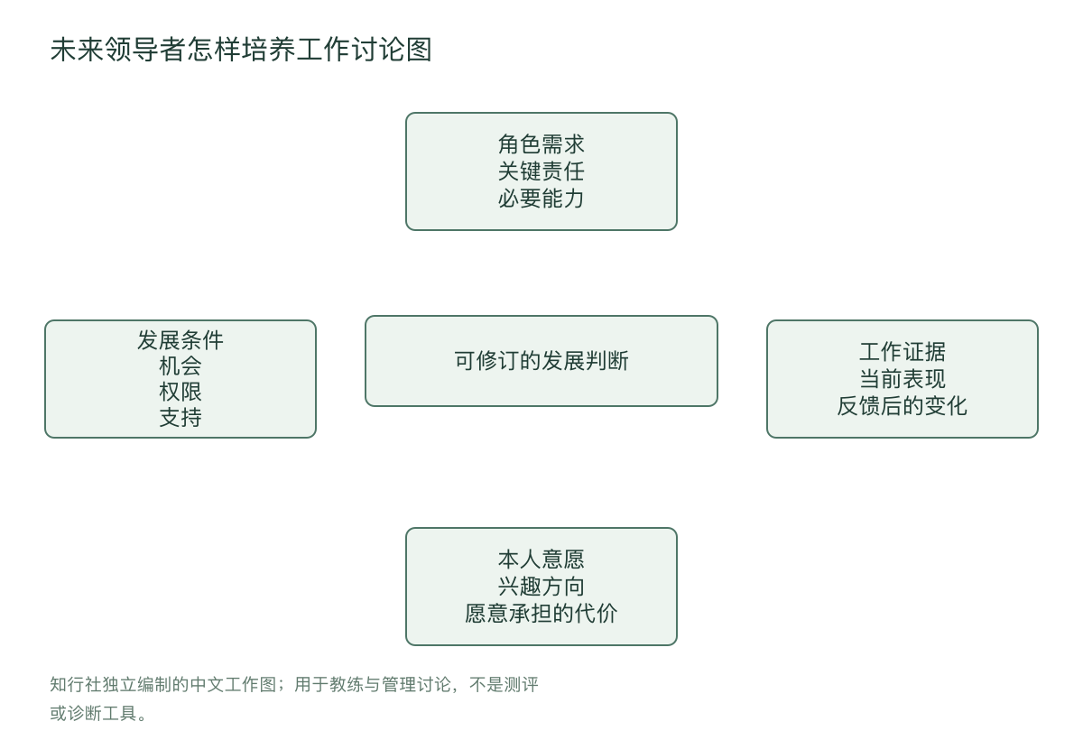未来领导者怎样培养工作讨论图