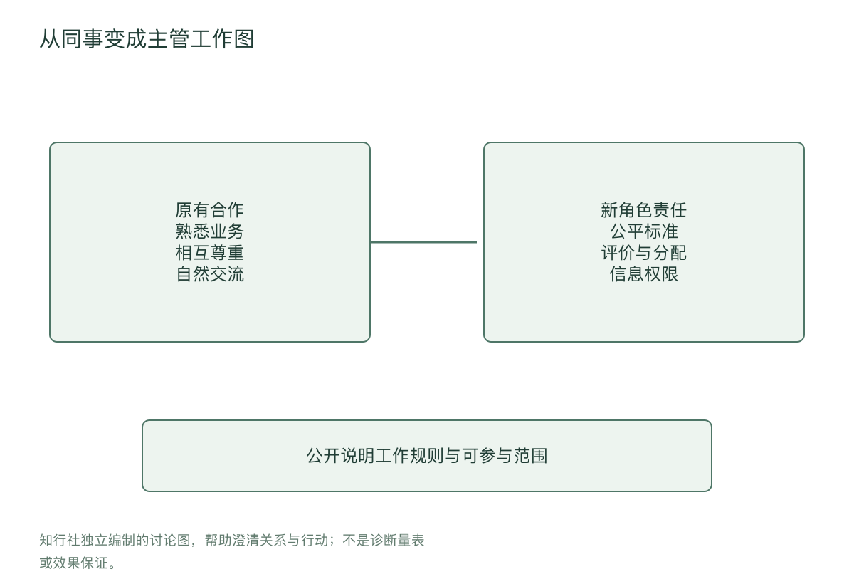 从同事变成主管工作图