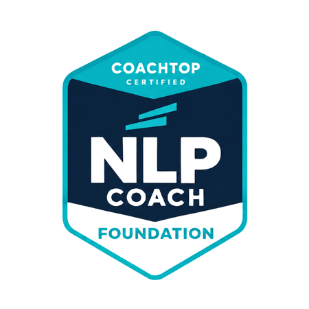 COACHTOP CERTIFIED · NLP COACH · FOUNDATION 徽章
