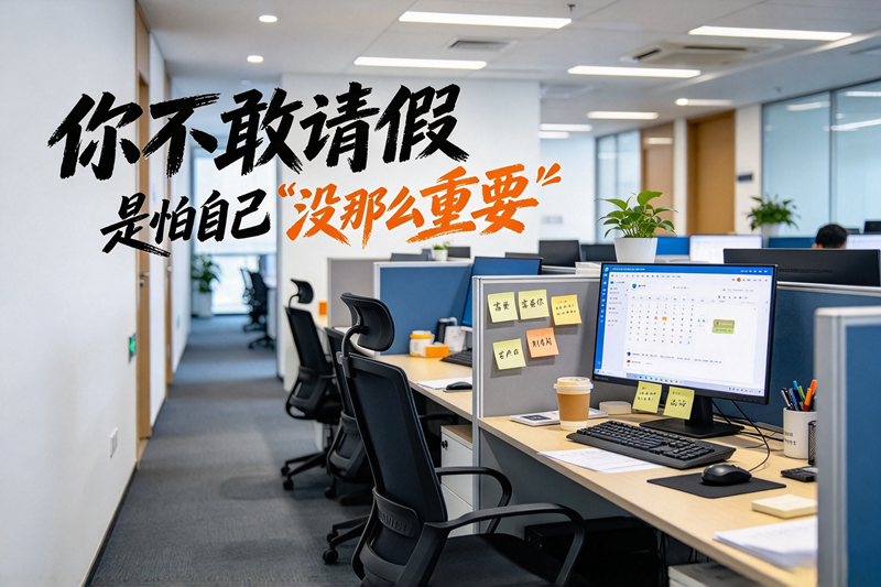 你不敢请假，是怕自己“没那么重要”（原文插图）