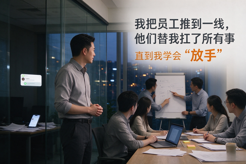 我把员工推到一线,他们替我扛了所有事——直到我学会"放手"【上篇 · 案例篇】(原文插图)