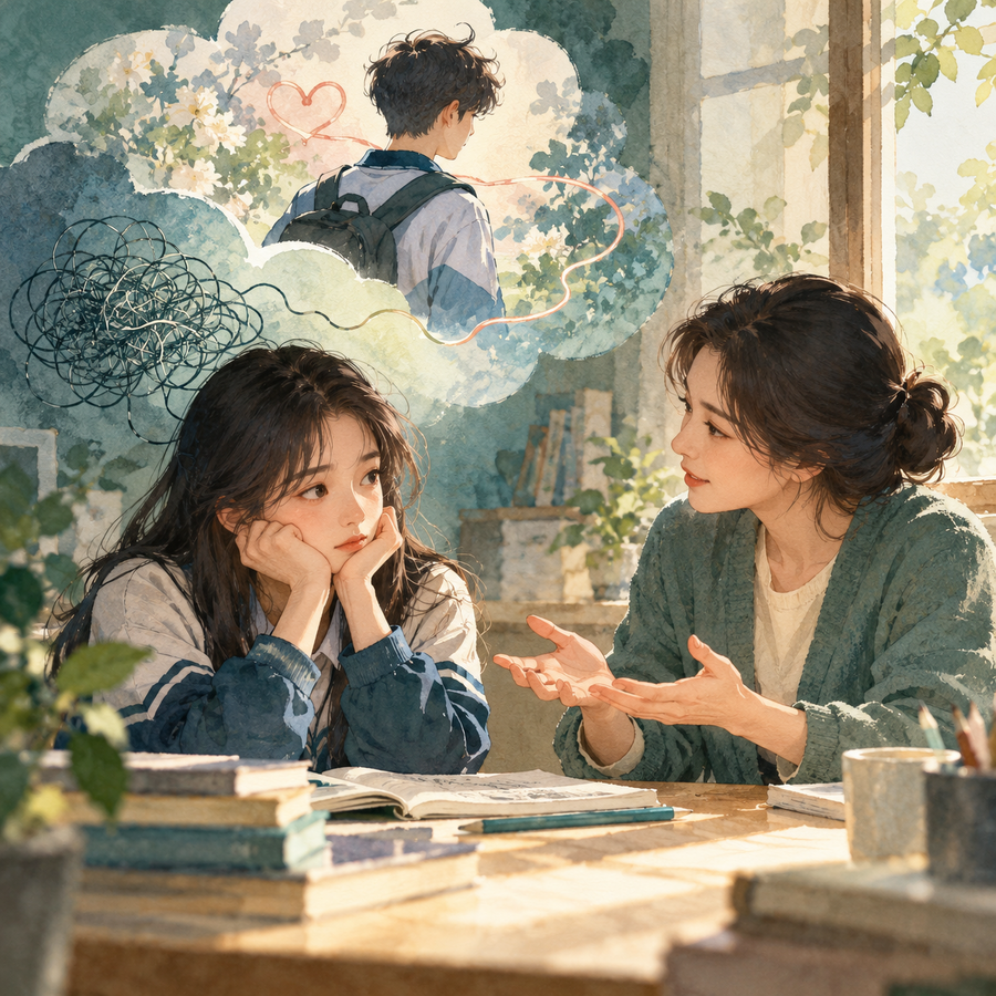 家长必学：一场教练对话，成功化解青春期孩子暗恋危机