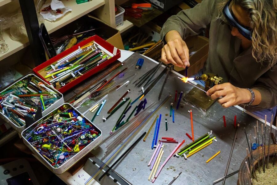 台面上的工具与材料